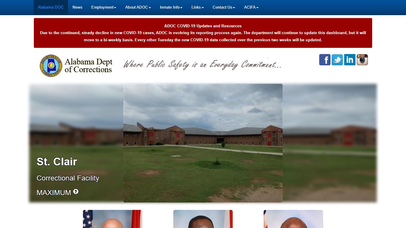 St. Clair - Alabama Dept of Corrections